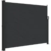 vidaXL Store latéral extensible noir 160x300 cm