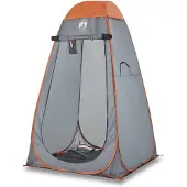 vidaXL Tente de protection visuelle Gris et orange Pop-Up étanche à l'eau
