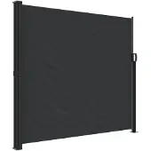 vidaXL Store latéral extensible noir 180x600 cm