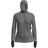 Icebreaker Descender Full Zip Sweatshirt Gris XS Femme
