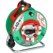 Brennenstuhl brennenstuhl1183530100 Enrouleur de câble "Garant G Bretec" IP44, câble : 38m