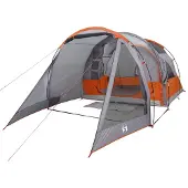 vidaXL Tente tunnel 4 personnes Gris Etanche