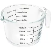 GEFU Gobelet gradué 'Dimenso, Verre mesureur, Transparent
