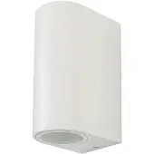 V-TAC Lampe murale d'extérieur - UP - Down - Fixations murales - Support GU10 - IP44 - Blanc
