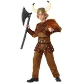 Atosa Viking Child Child Costume Marron 5-6 Years