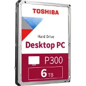 Toshiba P300 Desktop PC - Disque dur - 6 To - interne - 3.5" - SATA 6Gb/s - 5400 tours/min - mémoire tampon : 128 Mo