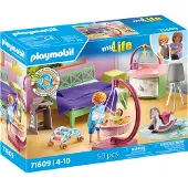 Playmobil 71609 Chambre des parents avec berceau suspendu. Maison d'architecte. Ma vie. 50 pièces. À partir de 4 ans.