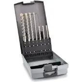 Hikoki 783391 Jeu De Mèches Pour Perforateur SDS-Plus 7 Pièces En Cassette - 4 Tranchants