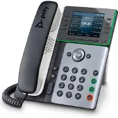 HP Poly Poly Edge E300 IP Phone and PoE-enabled