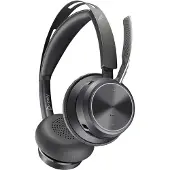 Poly Voyager Focus 2 MS Casque de Bureau Sans Fil + Station de Charge