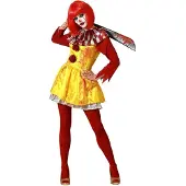 Atosa Déguisement De Clown D´halloween