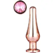 Dream Toys Metallinen Ruusukultainen Anaalitappi M