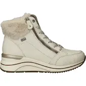 Remonte Bottines à lacets blanc naturel