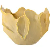 Bloomingville Vase Bastien jaune