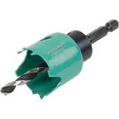 Wolfcraft Trépan en acier carbone - Hexagonale - Ø 35mm