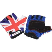 Kiddimoto Gants velo court enfant drapeau anglais taille 5 ans (paire sous carte)