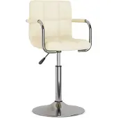 vidaXL Chaise de salle à manger Crème Tissu