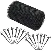 vidaXL Maille de gouttière 4 pcs avec clips PEHD 1,08 ?