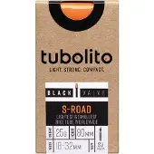 Tubolito S-road Sv Presta 80mm Inner Tube Orange 700C / 18-28