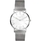Liebeskind berlin Montre à affichage analogique argent / blanc perle