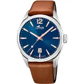 Lotus Montre à affichage analogique '- Watch Chrono - Quartz watch movement - Watch case width: 42 mm' bleu