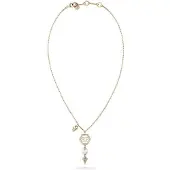 Philipp Plein Chaîne or / blanc perle