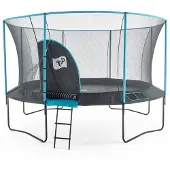 Tp Toys Trampoline "Genius" avec filet de sécurité bleu / noir Ø 427 cm