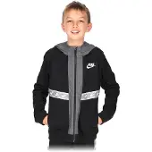Nike Sportswear Full Zip Sweatshirt Noir 13-15 Years Enfants