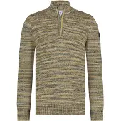 State of Art Pull Half Zip Chiné Jaune taille XL