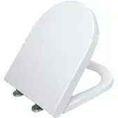 Luca Varess Calibro abattant Blanc Brillant frein de chute pour Calibro WC