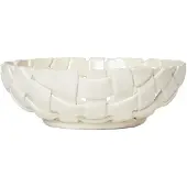 Ferm Living - Plait Bol Ø30 Off-White