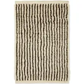 Ferm Living Kami Knotted Rug Off-white|Coffee | 80 x 120