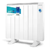 Orbegozo RRW 1300, Radiateur sans huile, Android, iOS, Intérieur, Couloir, Mur, Blanc, Aluminium