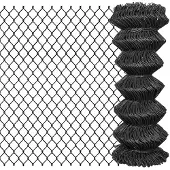 vidaXL Clôture à mailles Acier 15 x 1 m Gris142424