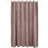 vidaXL Rideau occultant avec anneaux en métal Velours Rose 290x245 cm