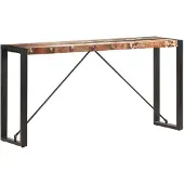vidaXL Table console 150x35x76 cm Bois de récupération massif
