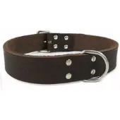 Brekz Collier en cuir marron pour chien