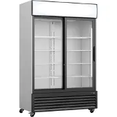 Saro Réfrigérateur , porte coulissante en verre + panneau publicitaire, GTK 700 SD