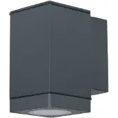V-TAC Lampe murale d'extérieur - Down Wall Fittings - GU10 Holder - IP44 - Dark Grey