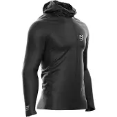 Compressport - Veste de running imperméable - Hurricane Waterproof 10/10 Jacket M Black pour Homme - Taille XL - Noir