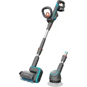 Gardena Aquabrush 04/p4a Universal Battery Multi Cleaner Set 18v Argenté One Size / EU Plug 220V