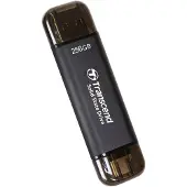 Transcend SSD portable ESD310C USB-C 256 Go (R1050/W950) Noir