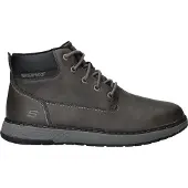 SKECHERS Bottes à lacets 'Relaxed Fit: Garlan - Deno' gris foncé