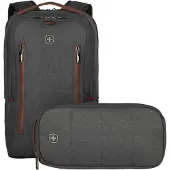 Wenger Sac à dos 'City Upgrade' marron / gris foncé