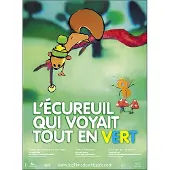 White L'écureuil qui voyait tout en vert
