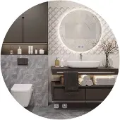 REA Miroir Led Tutumi Led Hzj 50cm White