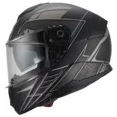 MTR S-1 Fiber Casque Intégral Mat/Noir/Gris L unisex