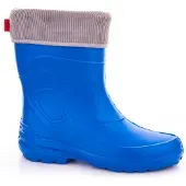 Lemigo bottes en caoutchouc légères pour femmes doublées "Jessy" bleu 40