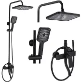 REA Kit De Douche Hass Black