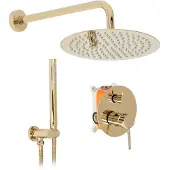REA Kit de Douche Encastré Lungo +Box Gold